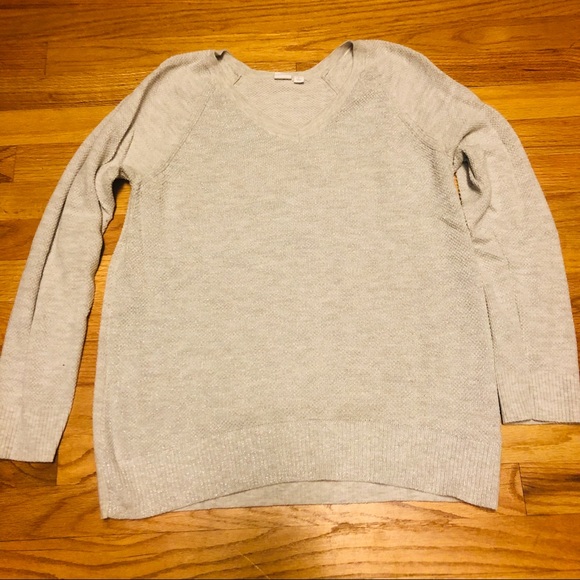 GAP Sweaters Gap V Neck Womens Sweater With Sparkle Size L Poshmark